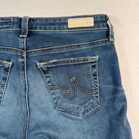 Adriano Goldschmied Jeans Womens 25 Blue Skinny Ankle Low Rise Dark Wash - Picture 11 of 12